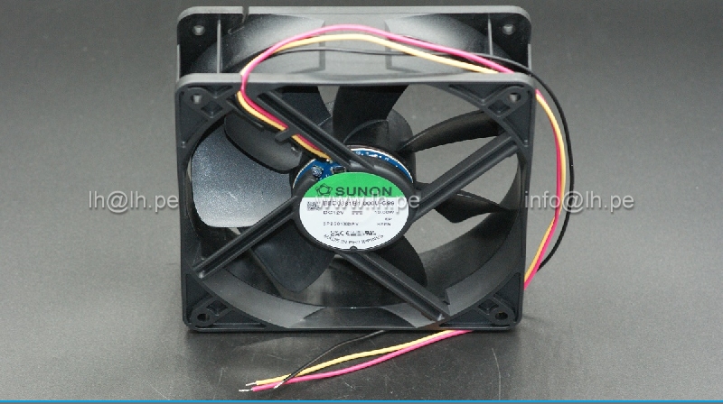 EEC0381B1-000U-G99              Ventilador axial, 12VDC, 120x120x38mm, marca Sunon