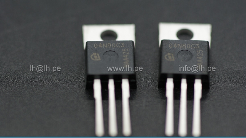 SPP04N80C3                     Transistor N-MOSFET, unipolar, 4A, 800V, 63W, Marca Infineon