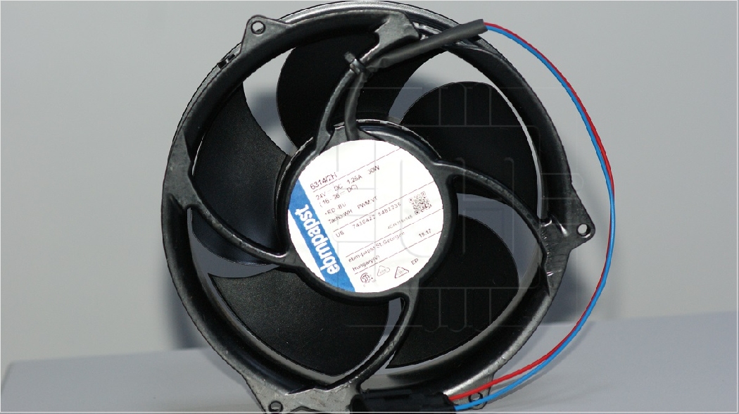 6314/2H             Ventilador axil 24VDC, 72x172x51mm) 24V 1.25A 30W Inverter; Marca: EBM PAPST 