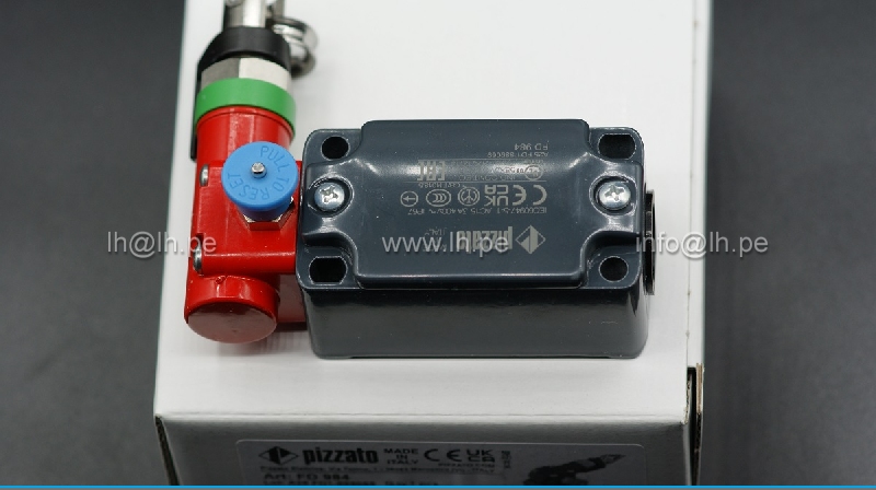 FD984                    Interruptor de seguridad de cuerda, unilateral, NC x2, Marca Pizzato
