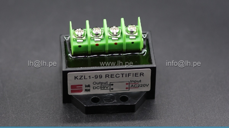 KZL1-99                  Rectificador motor VDC99, AC220V rectifier bloc, WITH 2 RED LINES IN MIDDLE