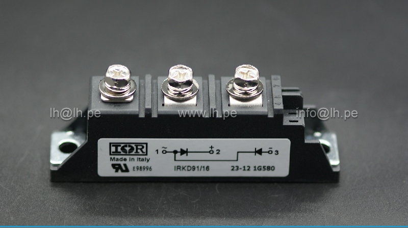 IRKD91/16                    Modulo Doble diodo 91A, 1600V, hassis Mount ADD-A-PAK, Marca: I&R Rectifier