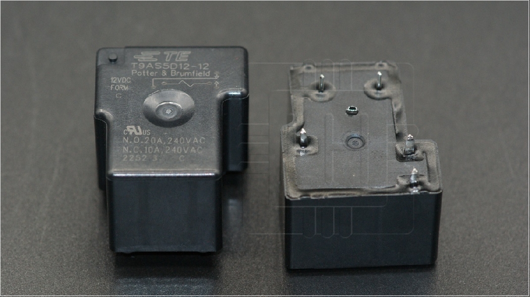 3-1393210-3 T9AS5D12-12                  Relay: electromagnetic; SPDT; Ucoil: 12VDC; 20A; Ucoil min: 9VDC