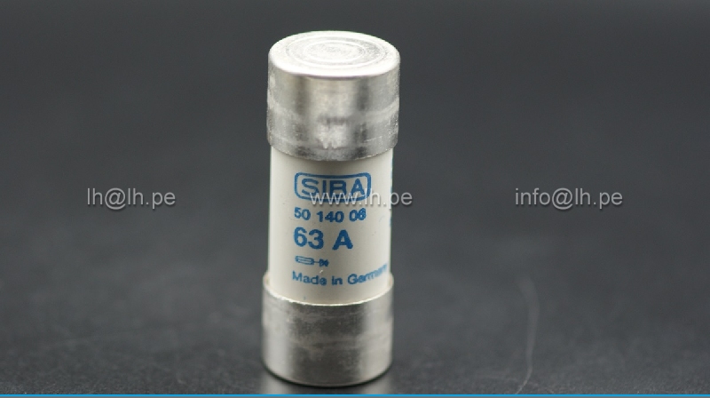 5014006.63    Fusible tipo cartucho ultra rápido, gR, 22x58mm, 63A, 690/700V, 200kA, Marca: Siba