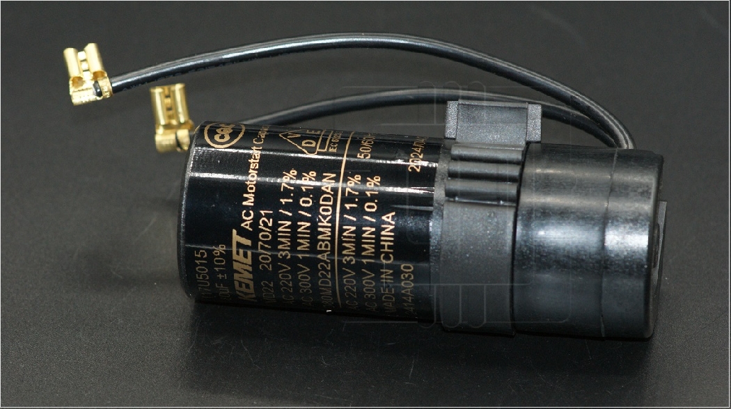 117U5015                   Capacitor encapsulado Motor Start 80uF 10%+/-, 220VAC, Danfoss, Marca: Kemet