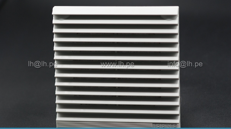 FKL6621.115                Ventilador con filtro y rejilla 116.5x116.5mm, 115VAC, 0.16A, 12W, 2300/2400RPM, 50/60Hz, Marca: Leipole
