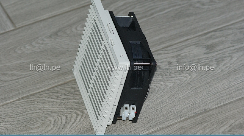 FKL6622.024                  Ventilador con filtro y rejilla 148.5x148.5mm, 24VDC, 0.33A, 7.4W, 3200RPM, 50/60Hz, Marca: Leipole