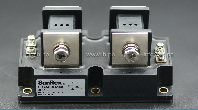 SBA500AA160                Modulo de potencia thyristor & thyristor 500A, 1600V, Marca: Sanrex 
