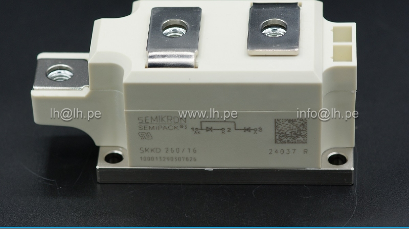 SKKD260/16     Modulo Diodo Semipack 260A, 1200V, Semikron