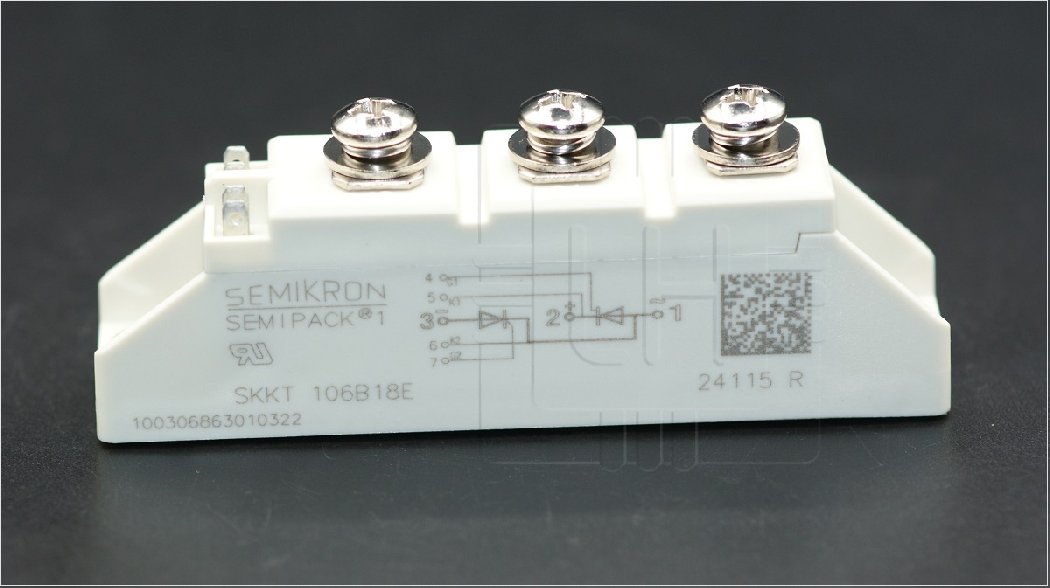 SKKT106B18E                     Modulo: thyristores; doble serial; 106A, 1800V; A48; SEMIPACK1