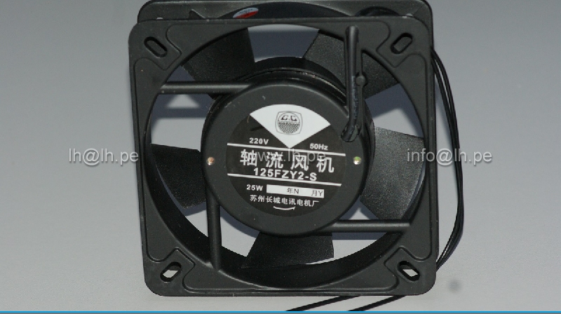 125FZY2-S           Ventilator refrigeración para maquina soldadura, 220VAC, 25W, 135x135x32mm, 50Hz,
