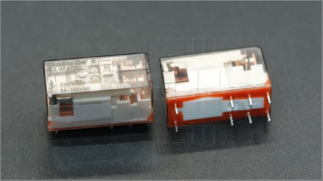 4058630000 RCL424730                  Rele miniatura electromagnético; DPDT; bobina 230VAC; 8A; RCL; Marca: Weimuller