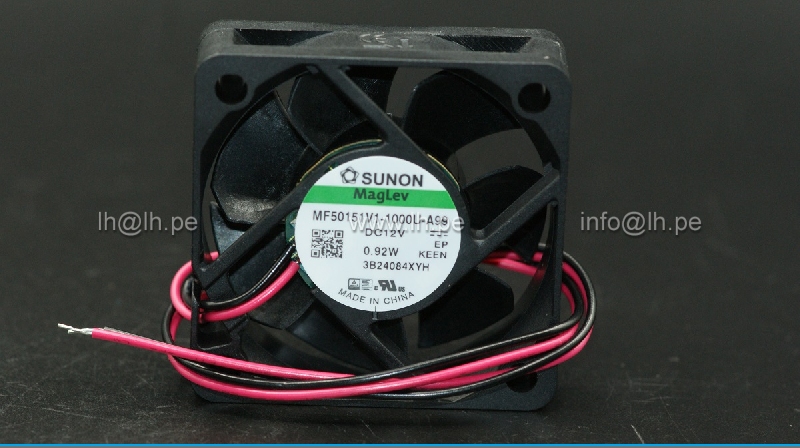 MF50151V1-1000U-A99                 Ventilador DC; axiales; 12VDC; 50x50x15mm; 28,73m3/h; 33dBA; Vapo, Sunon