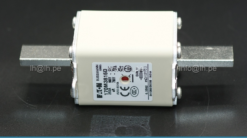 170M3816D       FUSIBLE ULTRA RAPIDO DIN 1, 250A, 660/700V, MARCA BUSSMANN