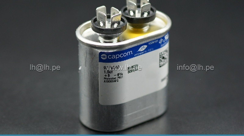 97F8240                     Capacitor metalizado 1.5uF +6 -6% 600VAC, 50/60Hz, Marca: Capcom