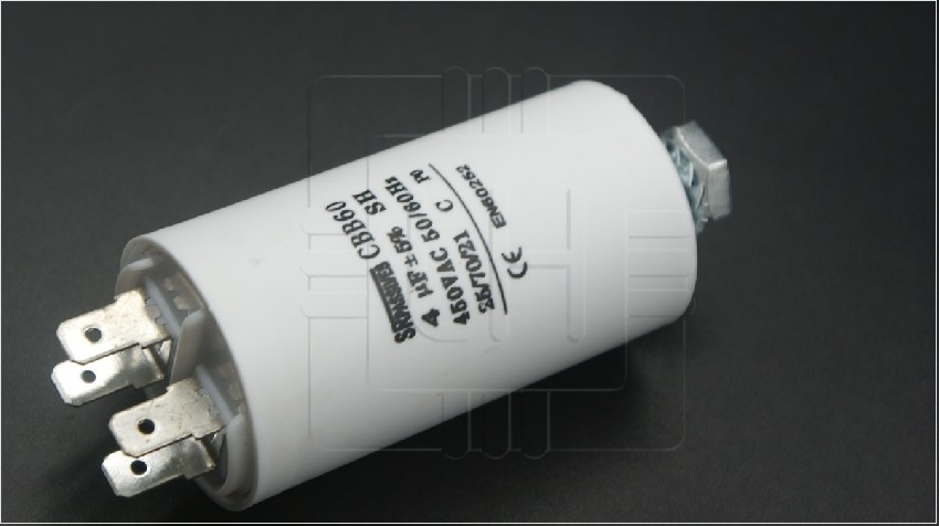 CBB60E-4/450              Condensador para motores, de trabajo, 4uF, 450V