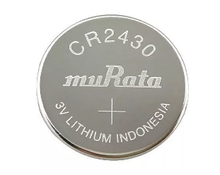CR2430            Batería Lithium tipo cápsula 3V, 280mAh