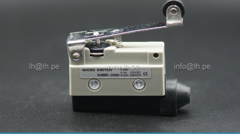 D4MC-2000                         Interruptor de fin de carrera 10A, 250VAC, contact. NO/NC/COM