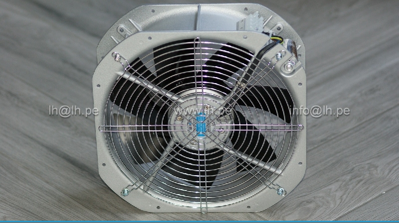 F2E-320B-115                    Ventilador de aluminio con rejilla 320x280x80mm, 115VAC, 1.0/1.2A 105/125W, 50/60Hz, 2560/2850RPM, 0.8uF, 450VAC, Marca: Leipole