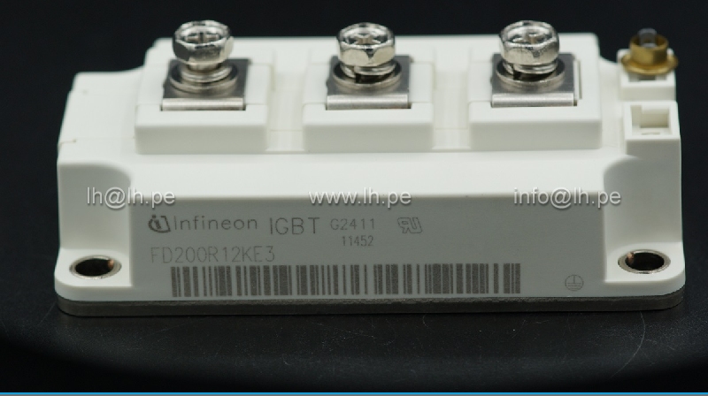 FD200R12KE3                 Módulo IGBT; diodo/transistor; boost chopper; Urmax: 200A,1200V, Marca: Infineon