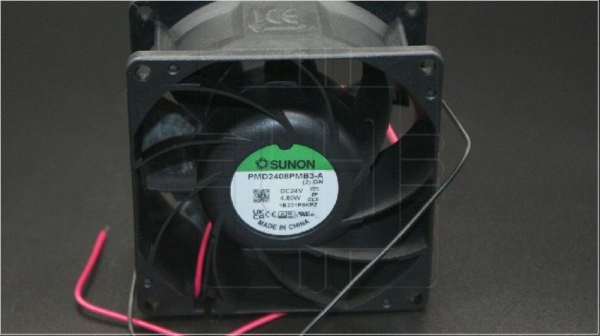 PMD2408PMB3-A.(2).GN              Ventilador axial 24VDC, 80x80x38mm, con 2 cables