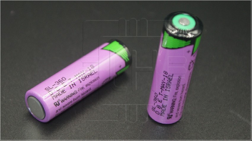 SL-360                   BATERIA LITHIUM PARA PLC, 3.6V, 2400MAH, AA, S7-400, TADIRAN