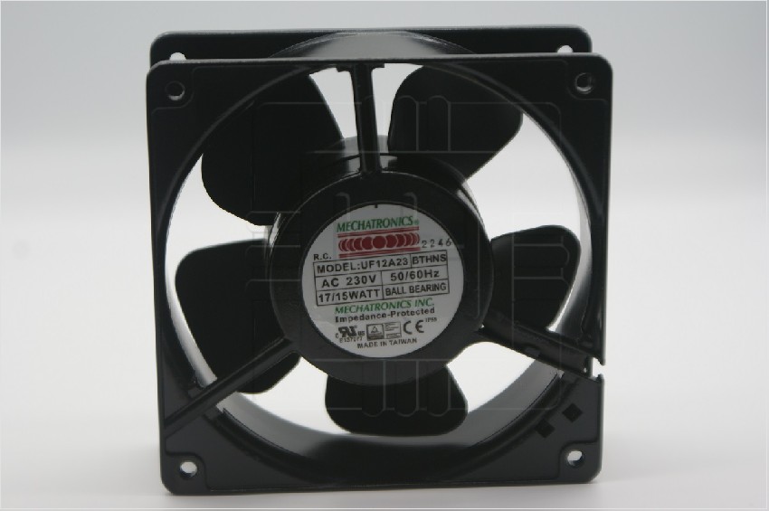 UF12A23-BTHNS               Ventiladores axial 230VAC, 120x120x38mm, (2.97m³/min) 2 terminales