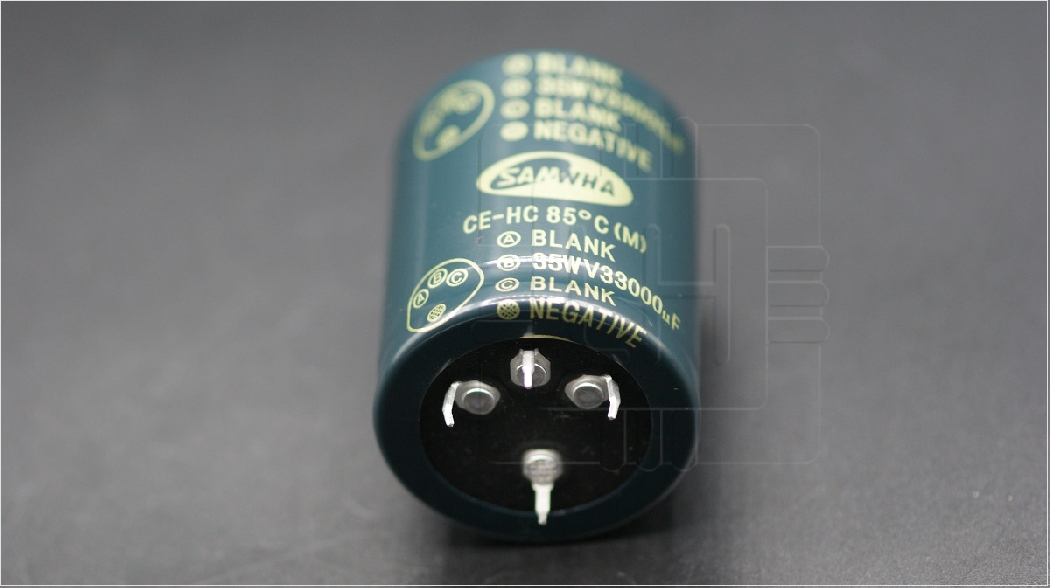 HC1V339M40050HA                     Condensador: electrolítico; SNAP-IN; 33000uF; 35VDC; 4 Pines, Ø40x50mm; Marca: Samwha