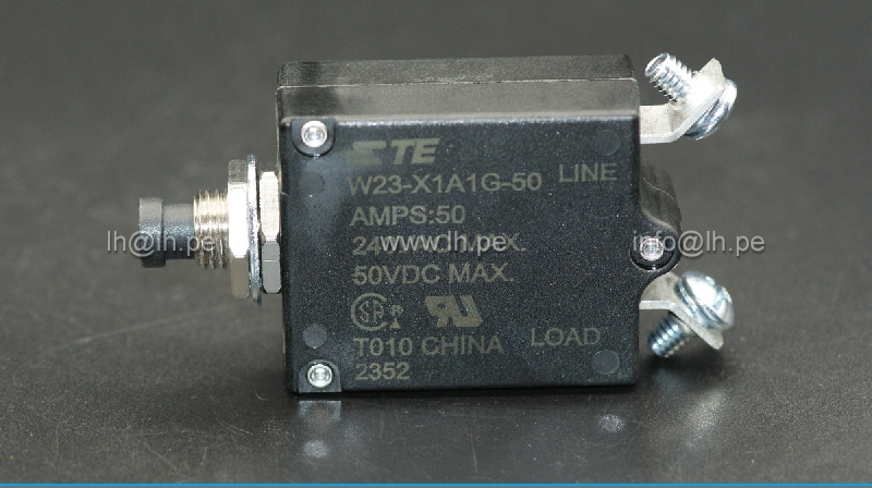 W23-X1A1G-50                  Circuito Breaker Thermal 50A 240VAC 50VDC; Marca: TE