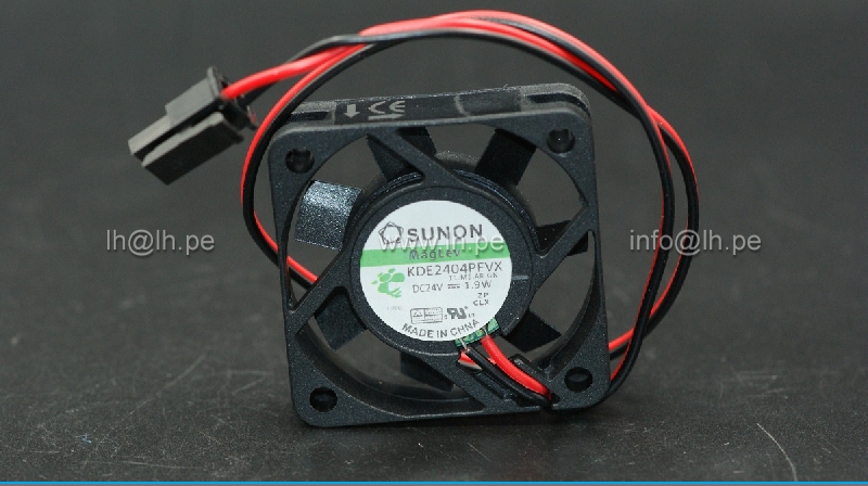 KDE2404PFVX.11.MS.AR.GN                Ventilador maglev DC, axial 24VDC, 1.9W, 40x40x10mm, Marca: Sunon