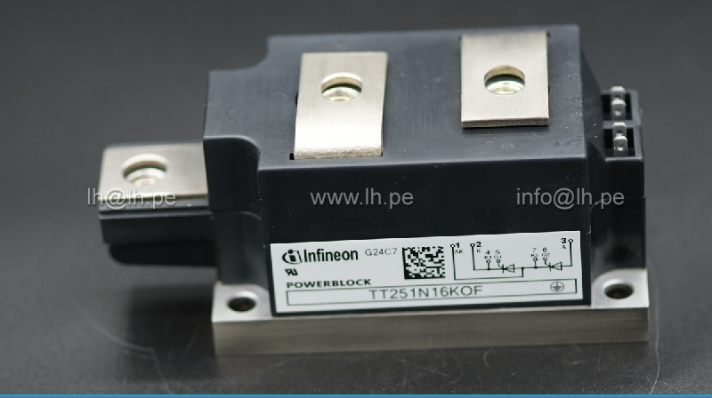 TT251N16KOF                  Modulo thyristor 251A, 1600V, doble serie, Marca Infineon