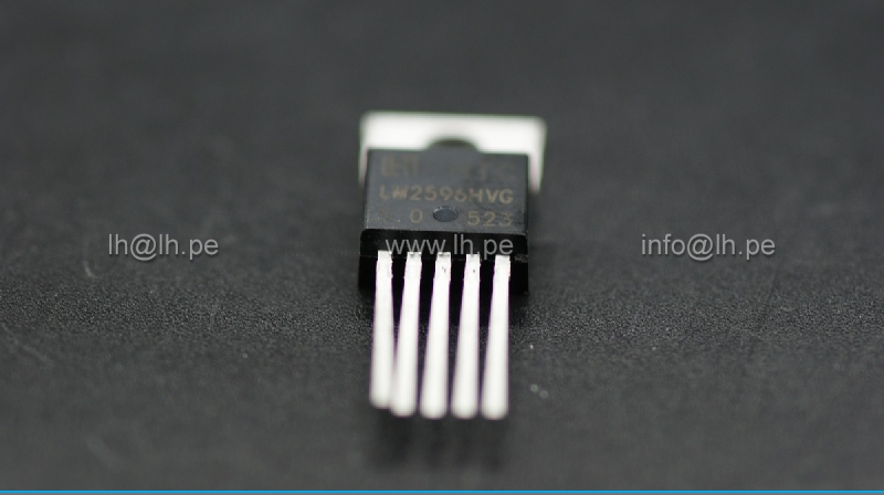 LM2596HVGT-5.0                     Convertidor DC/DC, PMIC, 8-60V, salida 5V, 3A, TO220-5