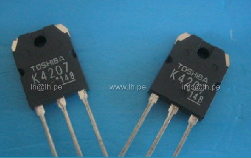 2SK4207                        Transistor N-Channel MOSFET, 13A, 900V, 3-Pin, Marca Toshiba