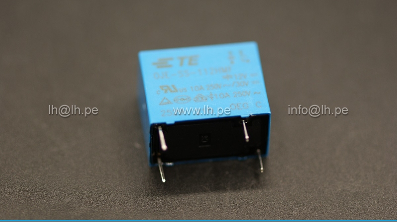 4-1419128-4 OJE-SS-112HMF.F000                                      Power relay 12VDC, 10A, 4 Pines, SPST-NO, marca TE