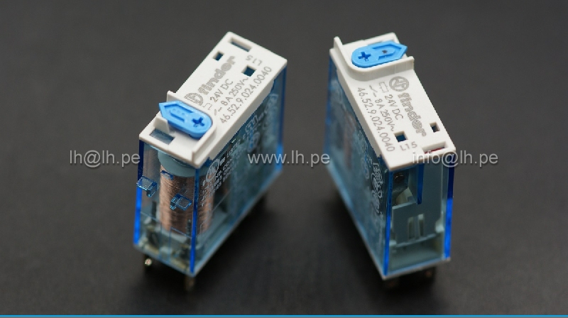46.52.9.024.0040   Relay electromagnético, DPDT, Bobina 24VDC, 8A/250V