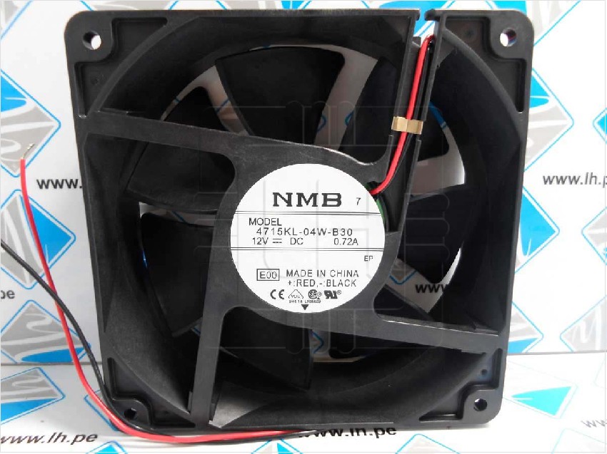 4715KL-04W-B30-E00        Ventilador Axial CC DC Axial 120x120x38mm, 12VDC