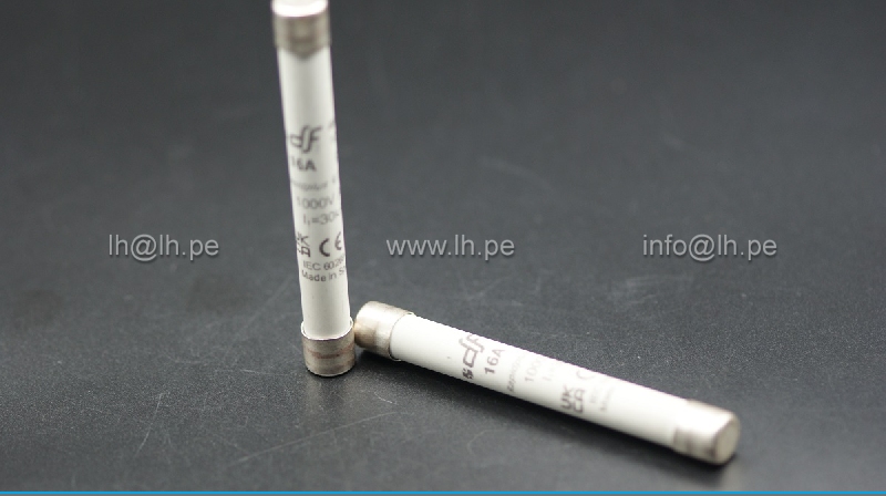 494016              Fusible cerámico, ultra Rápido, 16A, 1000VAC, gS, Marca DF Electric