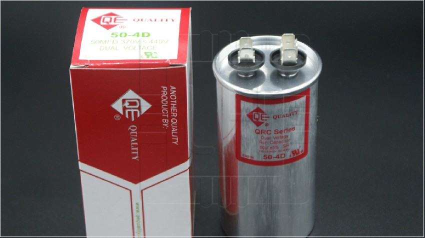 50-4D 50uF 440VAC                        CAPACITOR METALIZADO DUAL 50uF, 370/440VAC, QE QUALITY