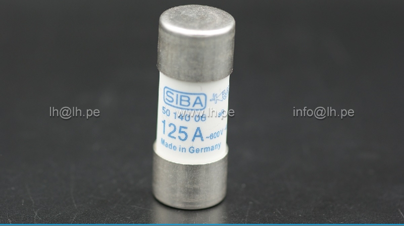 5014006.125                 Fusible tipo cartucho aR, 22x58mm, 125A, 600VAC, Ultra Rápido, SIBA