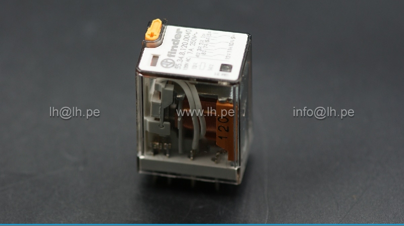 55.34.8.120.0040                            RELE PLUG-IN 4PDT, 120VAC, 7A, 14 PINES, MARCA FINDER