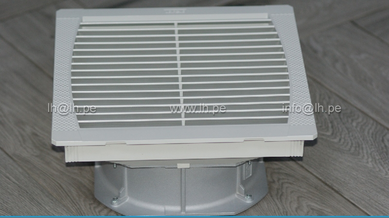 FKL5526.230                  Ventilador con filtro y rejilla 320x320mm, 230VAC, 0.32/0.30A, 64/71W, 2550/2800RPM, 50/60Hz, Marca: Leipole