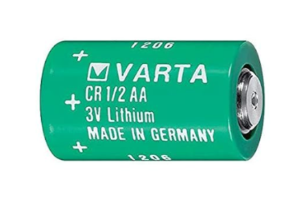 CR1/2AA  6127101301        Battery lithium 1/2AA, 3V, 950mAh