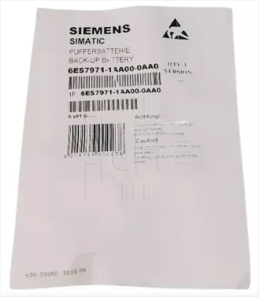 6ES7971-1AA00-0AA0       Batería Lithium Siemens para usar con S5-90U Series, SIMATIC S7-300 Series