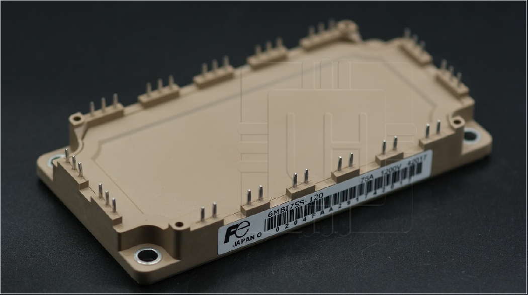 6MBI75S-120                     Modulo IGBT (S series)  75A, 1200V, 6 in one-package; Marca: Fuji Electric