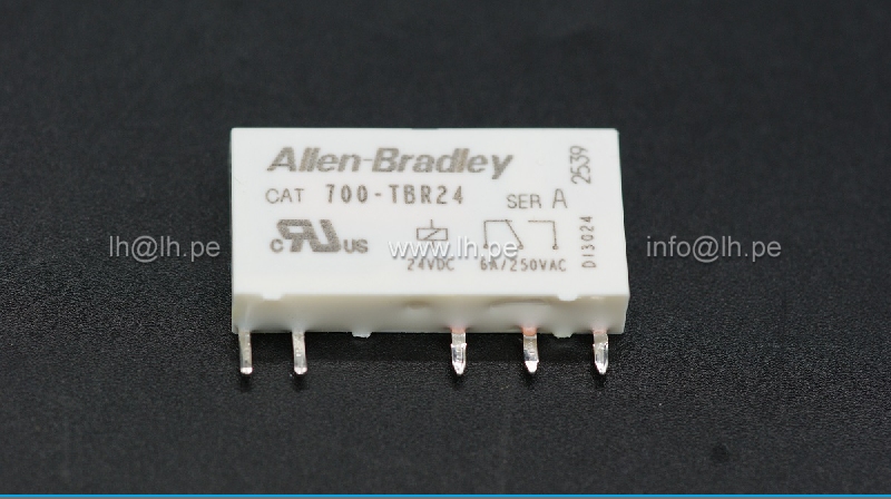 700-TBR24                  Rele para Módulo de interfaz 24VDC, 5 Pines, 6A/250VAC, Allen Bradley