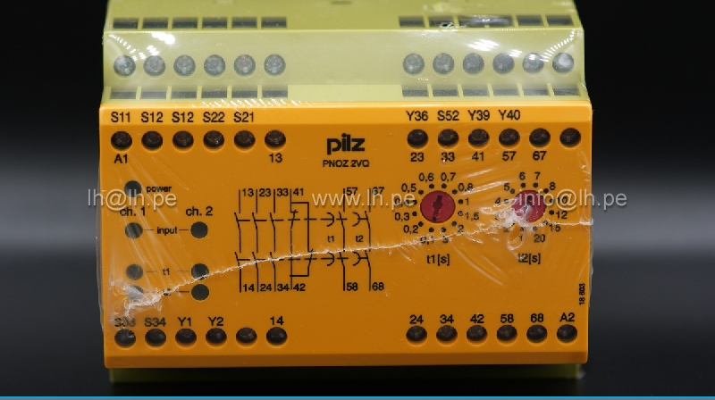 PNOZ 2VQ 774013                 Rele de seguridad autónomo diseñado para supervisar paradas de emergencia 24VDC, 3n/o 2n/o y puertas de seguridad, PILZ