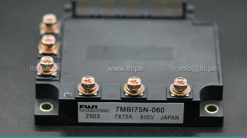 7MBI75-060                Modulo IGBT 7X75A 600V MARCA FUJI ELECTRIC
