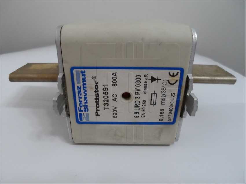 T320591 6.6URD3PV0800     FUSIBLE PROTISTOR NH3 800A 690/700VAC