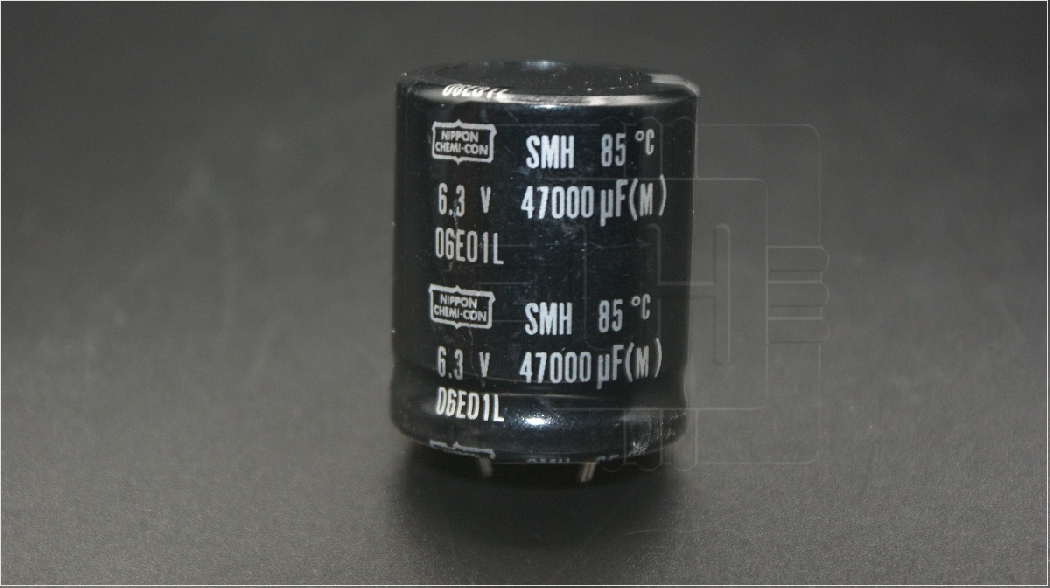 80D473P6R3MD5                       Snap In Aluminum Electrolytic Capacitor 47000uF 6.3V Case Size 34 X 42 mm.