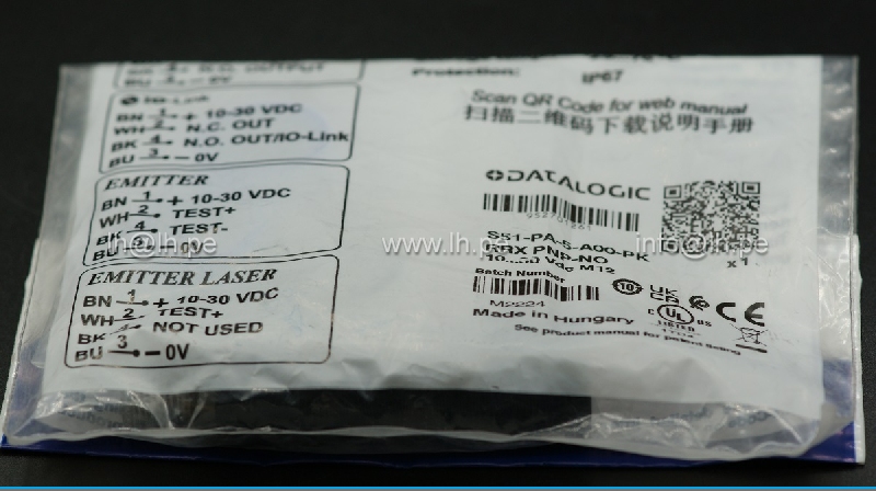 S51-PA-5-A00-PK-pnp 952701261                 Sensor fotoeléctrico, Retrorreflectante, PNP - Oscuro/Claro sel., M12, DATALOGIC